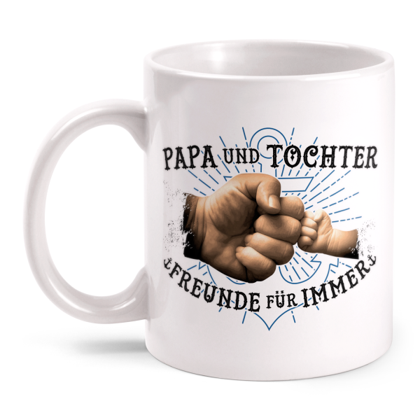 Papa und Tochter - Freunde für immer - Tasse