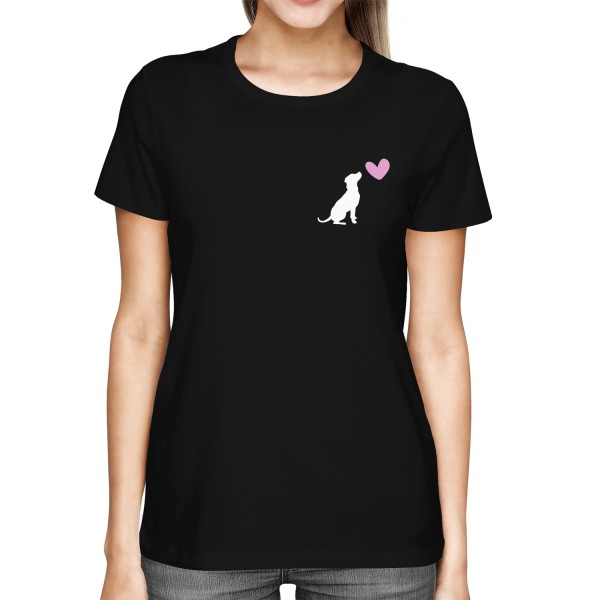 Stafford - Silhouette mit Herz - Damen T-Shirt-Copy